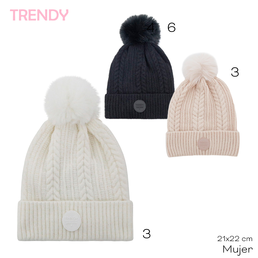 Gorro Adulto Trendy Varios Colores 13658B