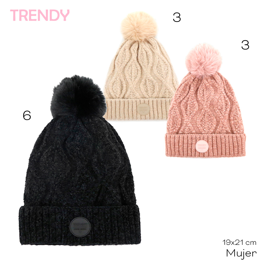 Gorro Adulto Trendy Varios Colores 13666B