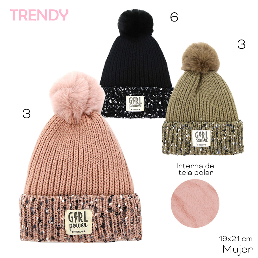 Gorro Trendy Varios Colores 13807