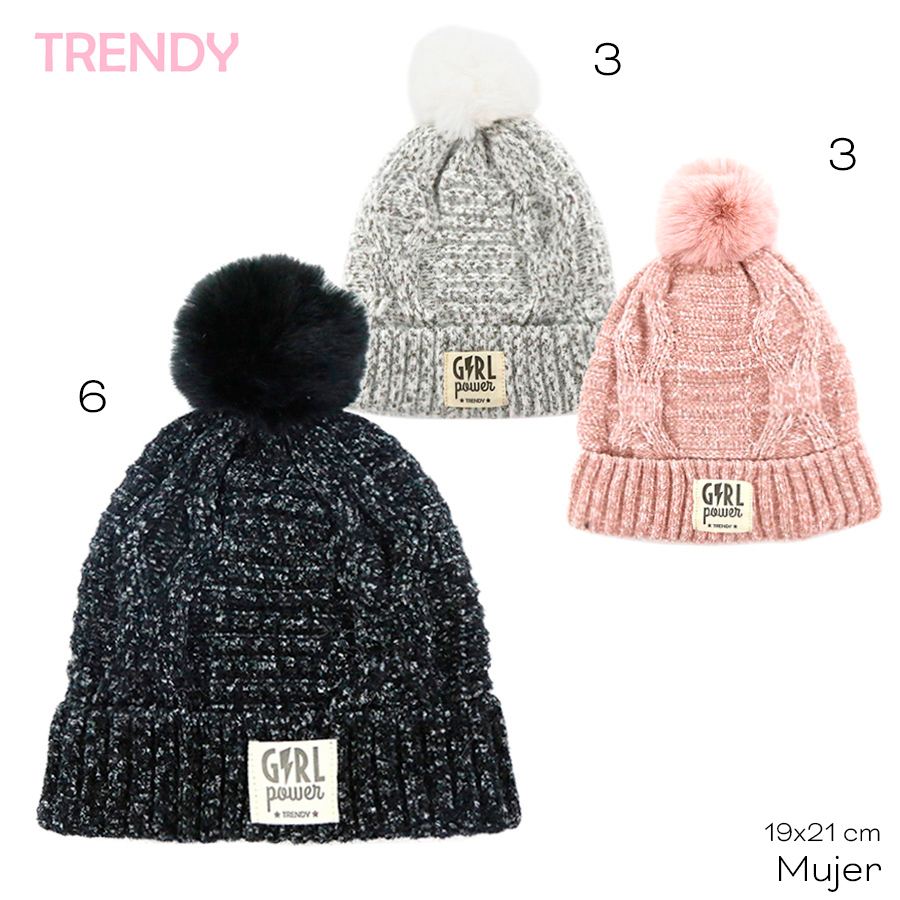 Gorro Adulto Trendy Varios Colores 13809B
