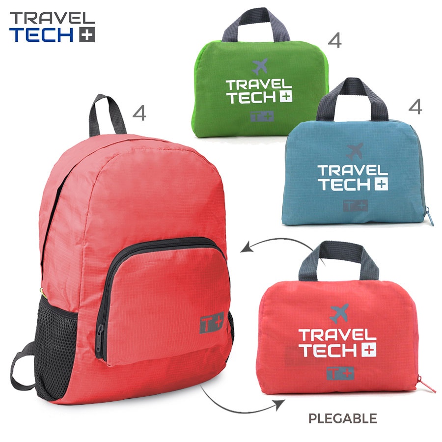 Mochila Plegable Travel Tech Varios Colores 16032B