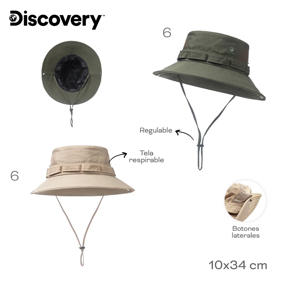 Gorro Pescador Discovery Kaky 16418B
