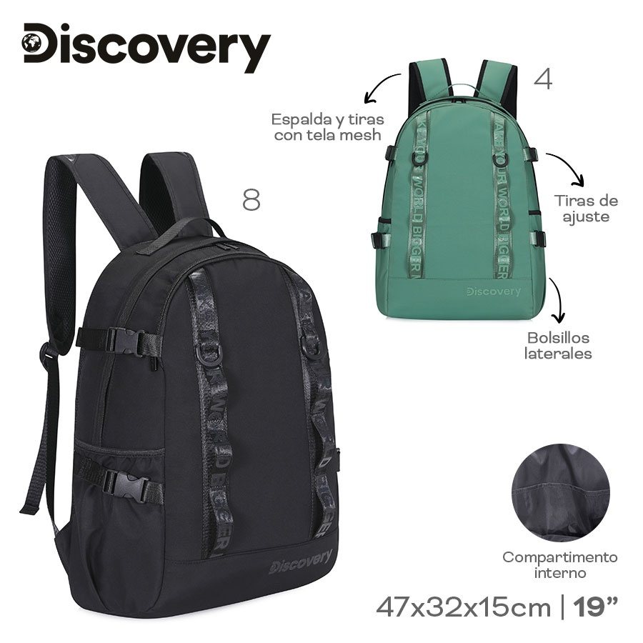 Mochila Discovery Varios Colores 16952