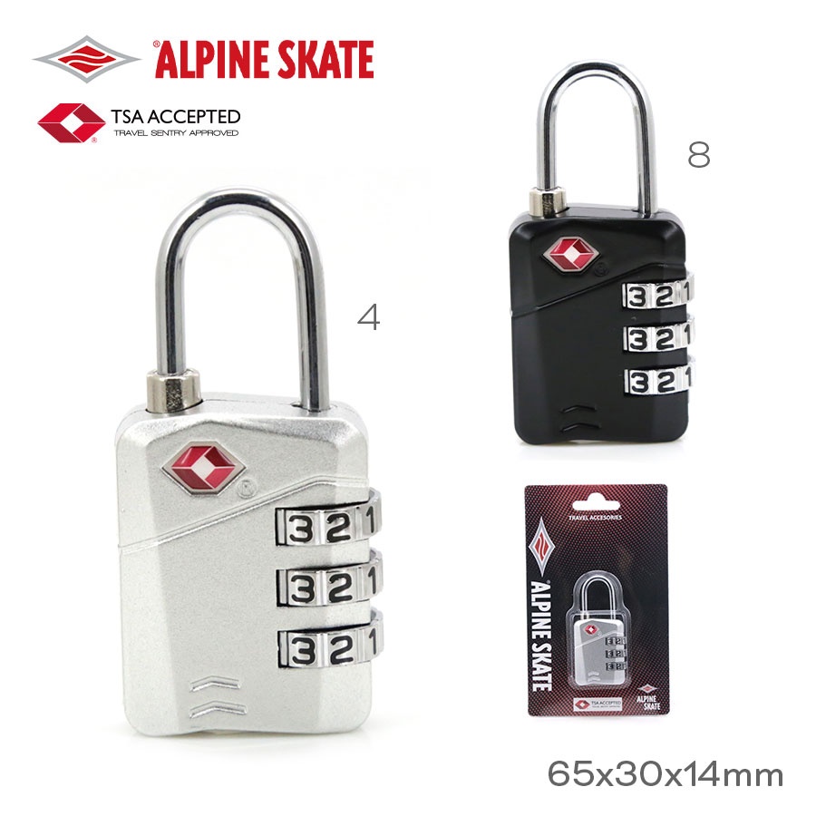 Candado TSA Alpine Skate Varios Colores 17202