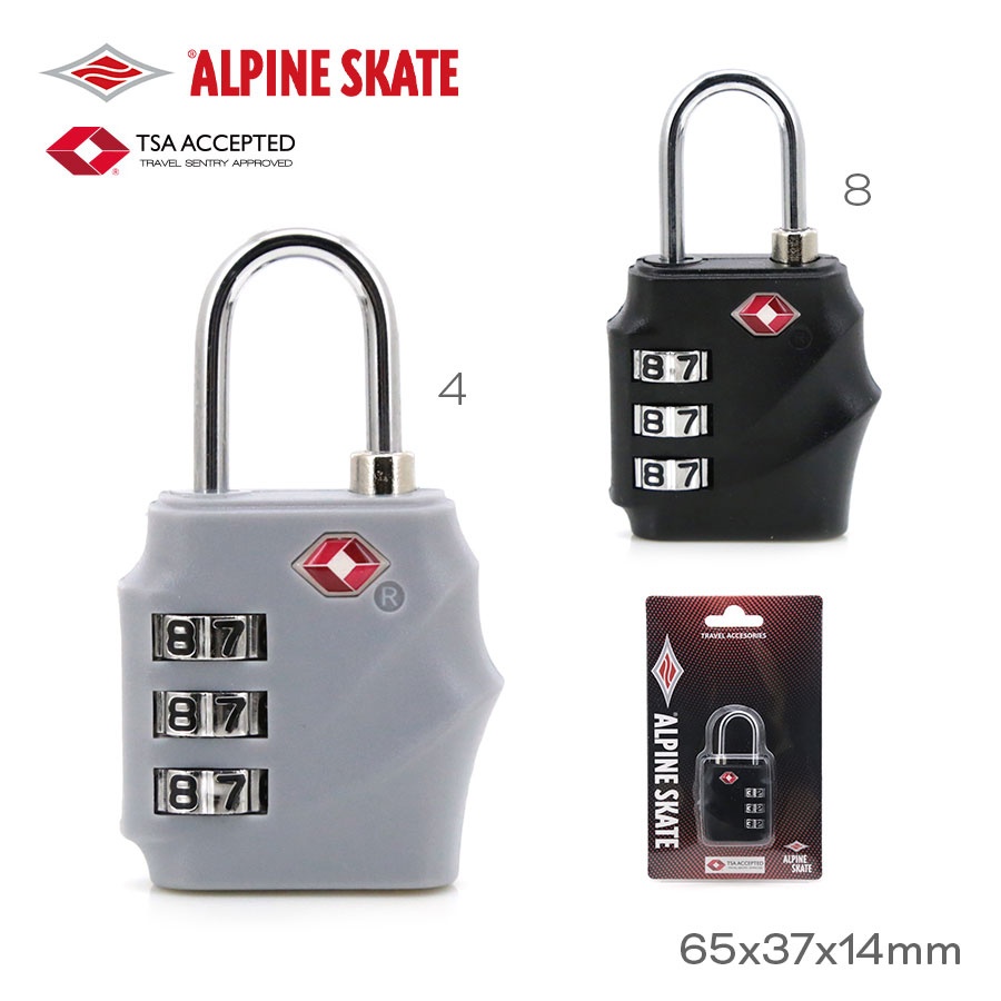 Candado TSA Alpine Skate Varios Colores 17203