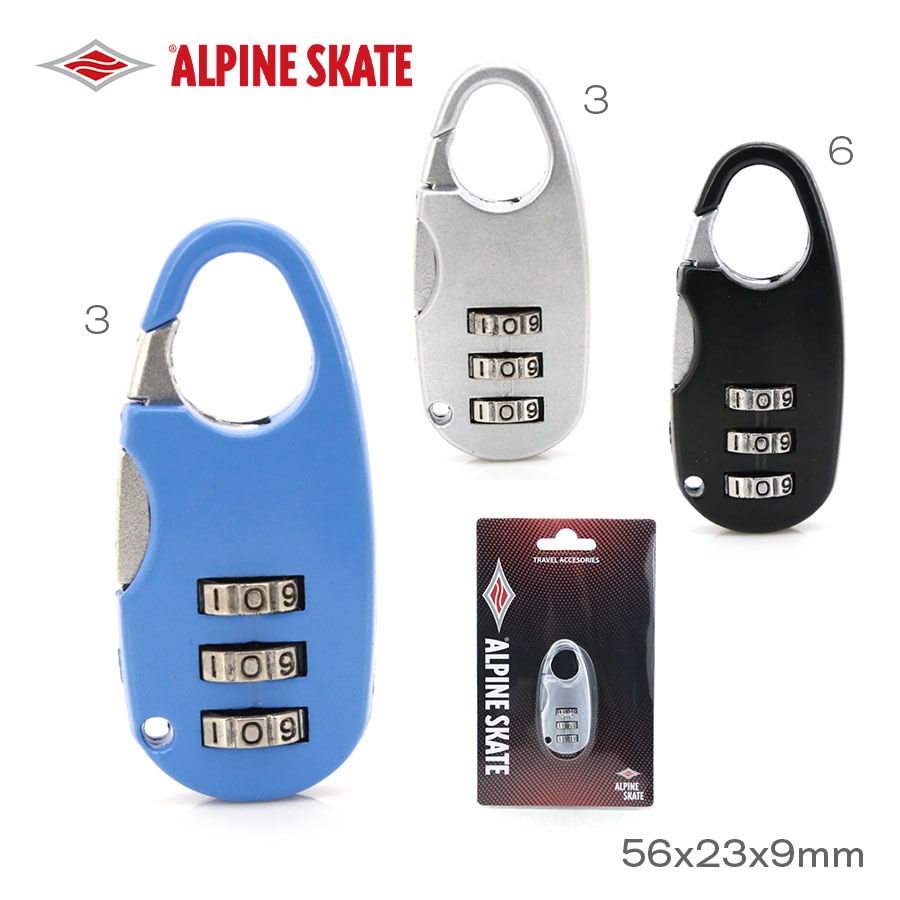 Candado Alpine Skate Varios Colores 17204
