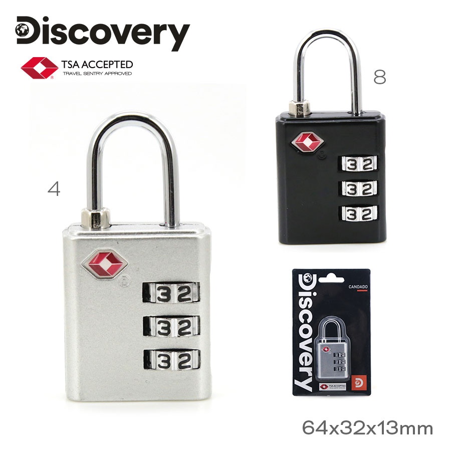 Candado TSA Discovery Varios Colores 17210