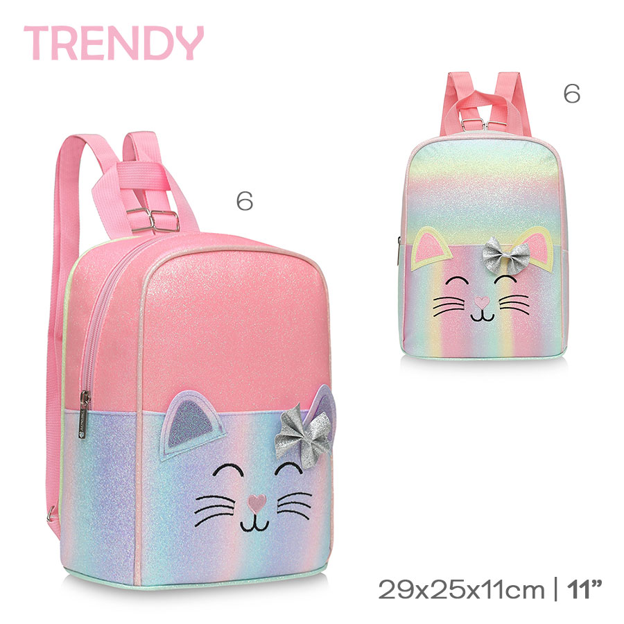Mochila Infantil Trendy Varios Colores 17421
