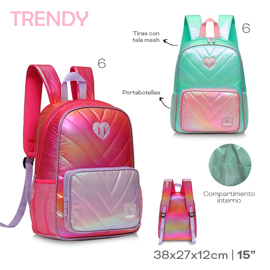 Mochila Trendy Varios Colores 17622