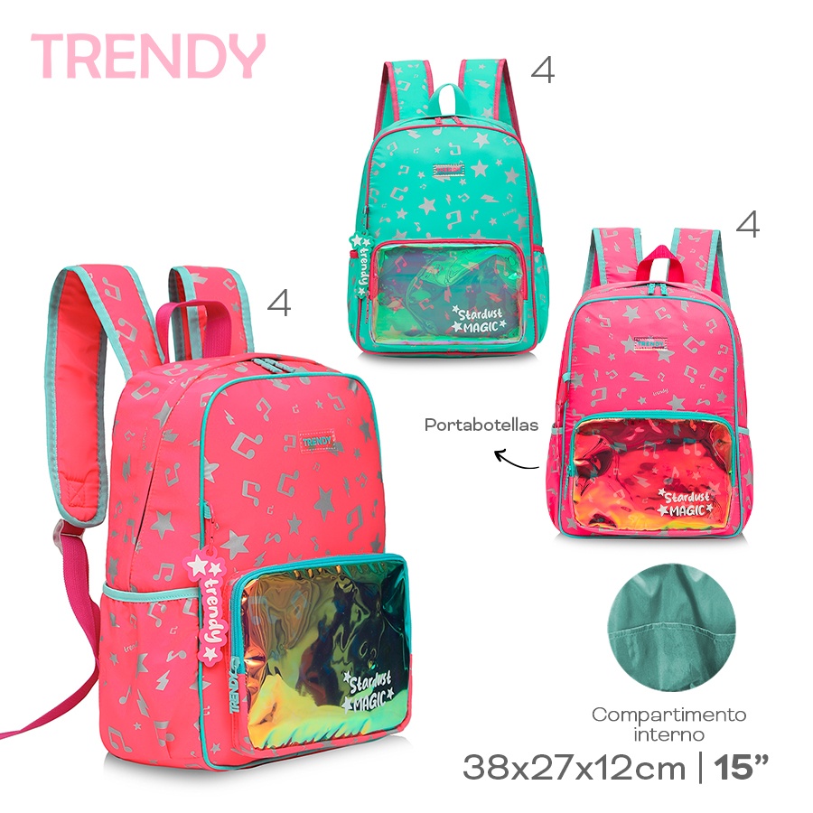 Mochila Trendy Varios Colores 17624