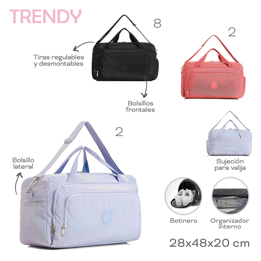 Bolso Trendy Negro 18581