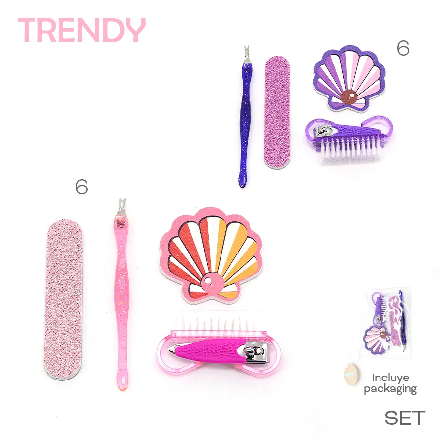 Set De Manicura Trendy Violeta 18682