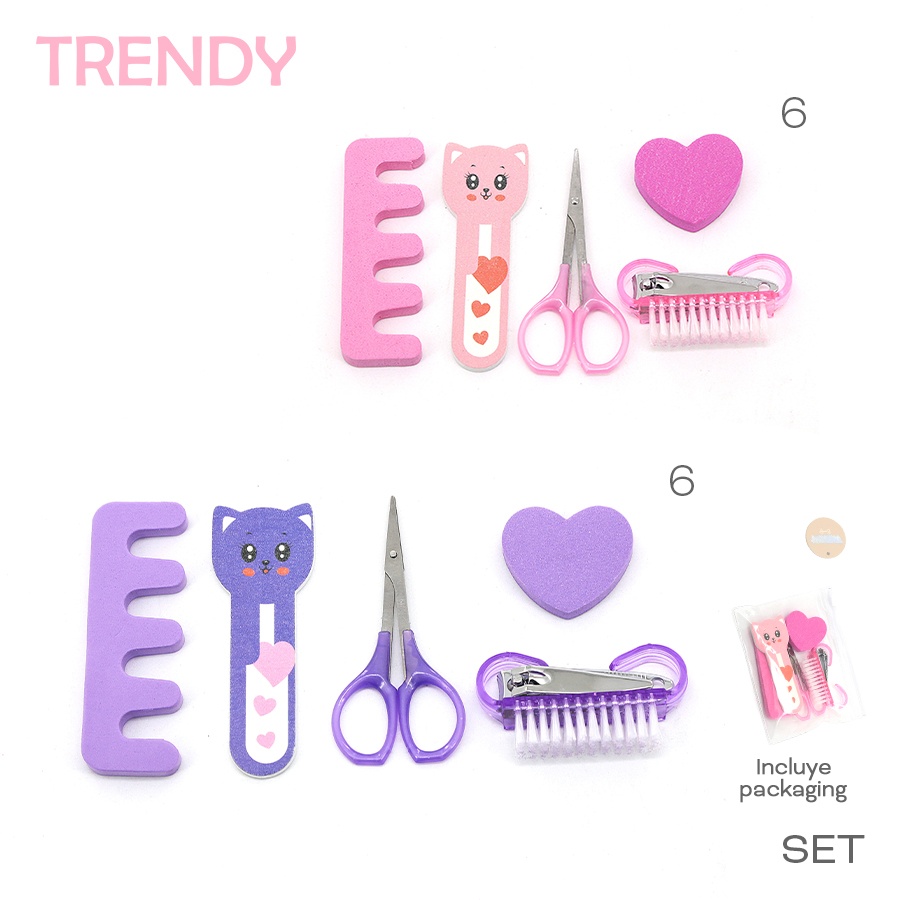 Set De Manicura Trendy Varios Colores 18684