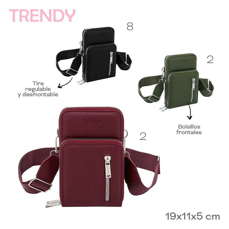 Phone Bag Trendy Negro 18814