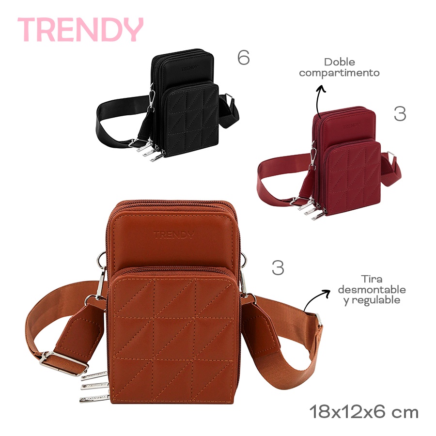 Phone Bag Trendy Varios Colores 18815
