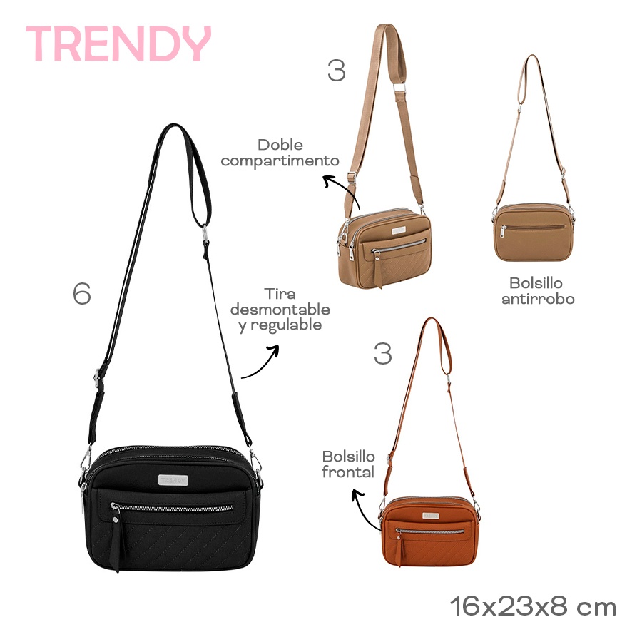 Morral Trendy Varios Colores 18825