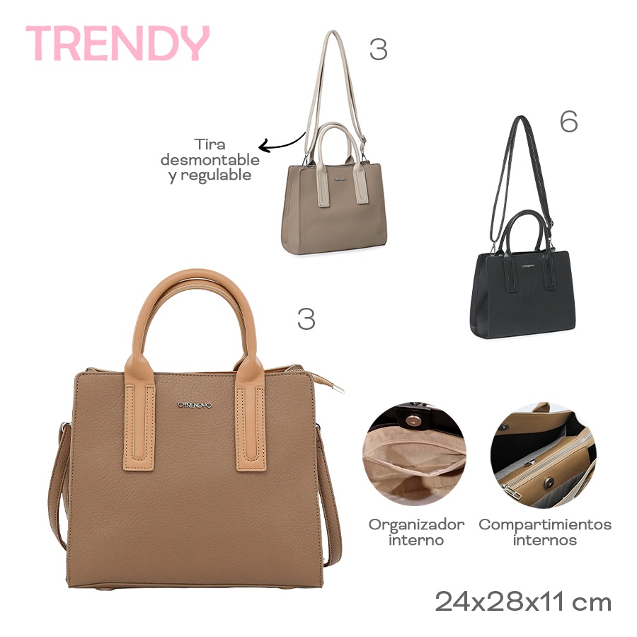 Cartera Trendy Varios Colores 18862
