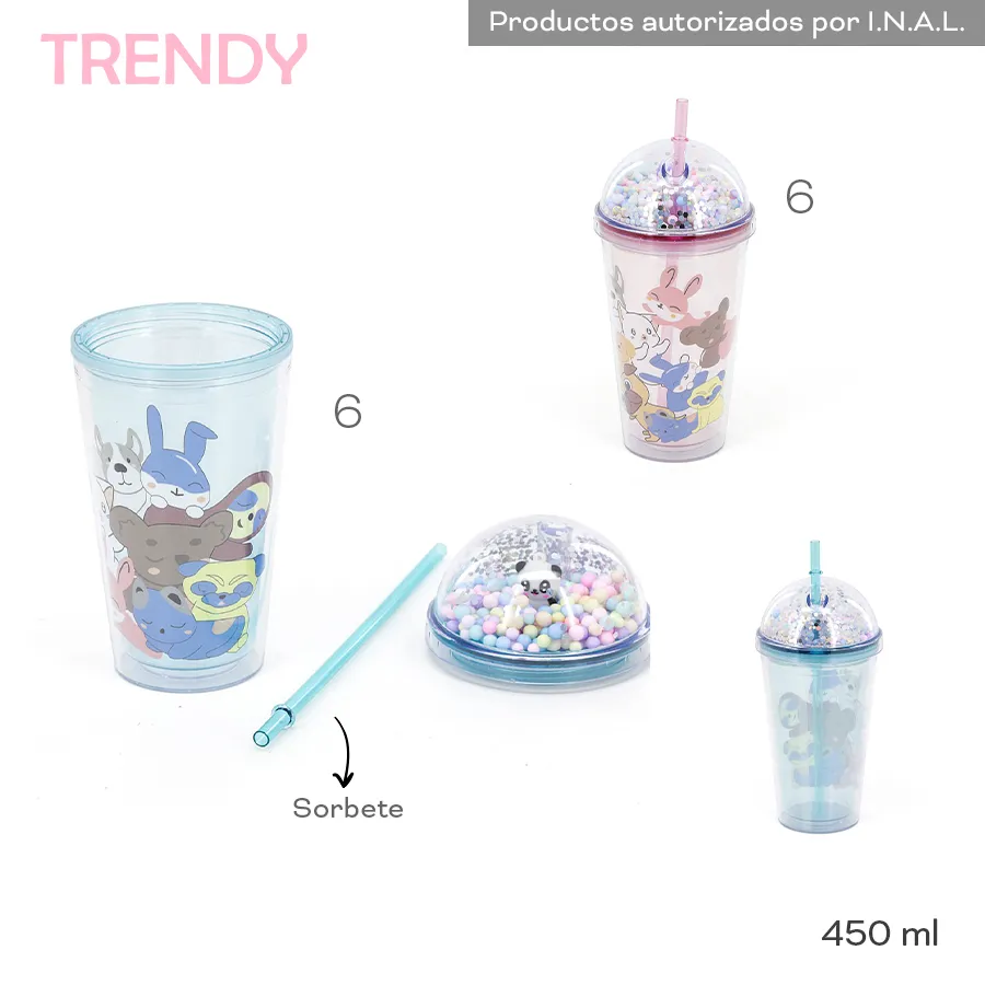 Vaso Trendy Varios Colores 19022