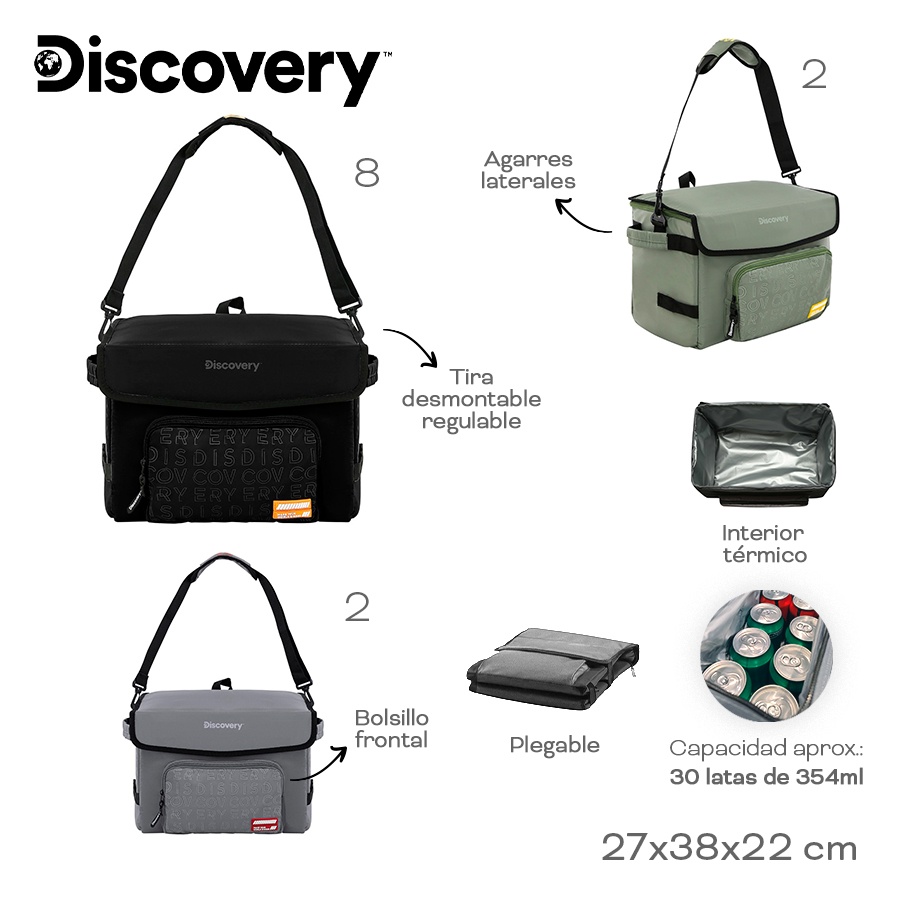 Cooler Bag Discovery Negro 19066