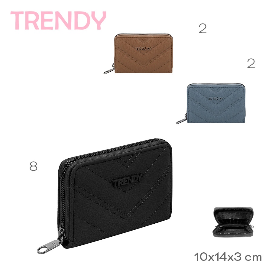 Billetera Trendy Varios Colores 19102