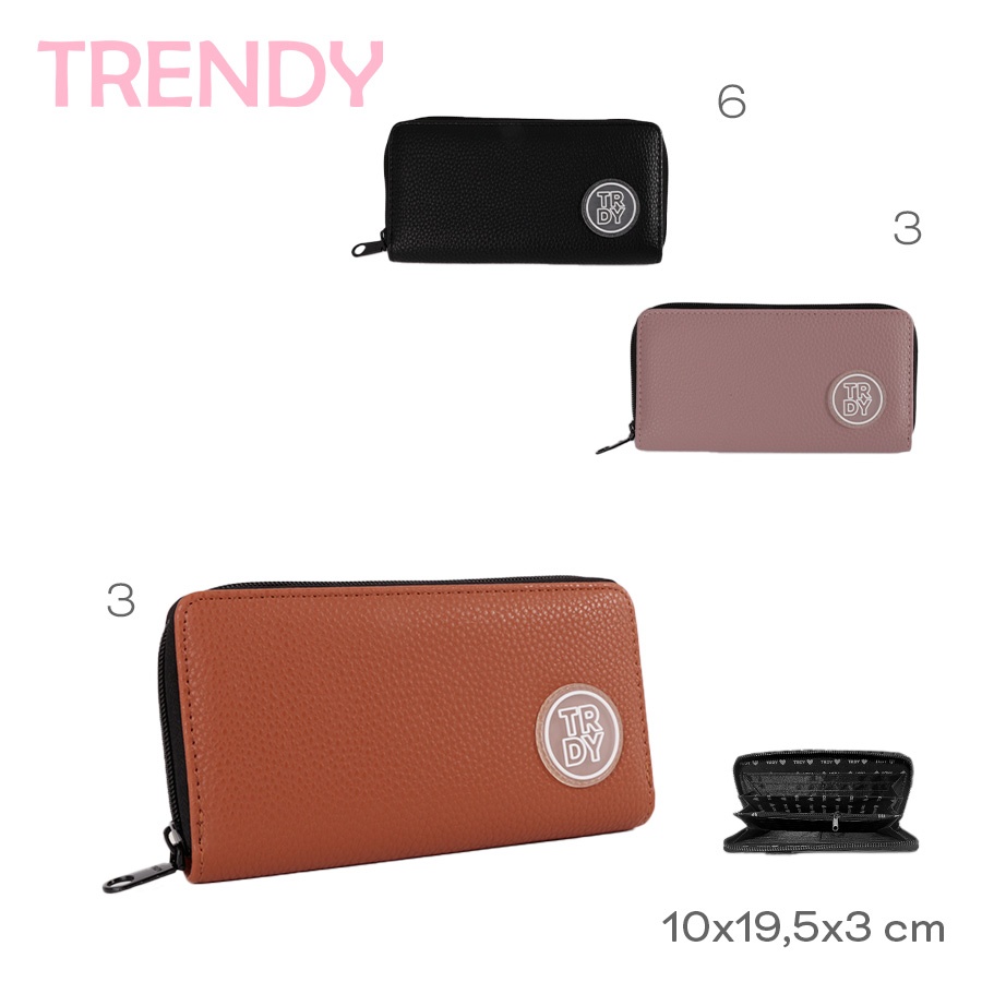 Billetera Trendy Varios Colores 19107