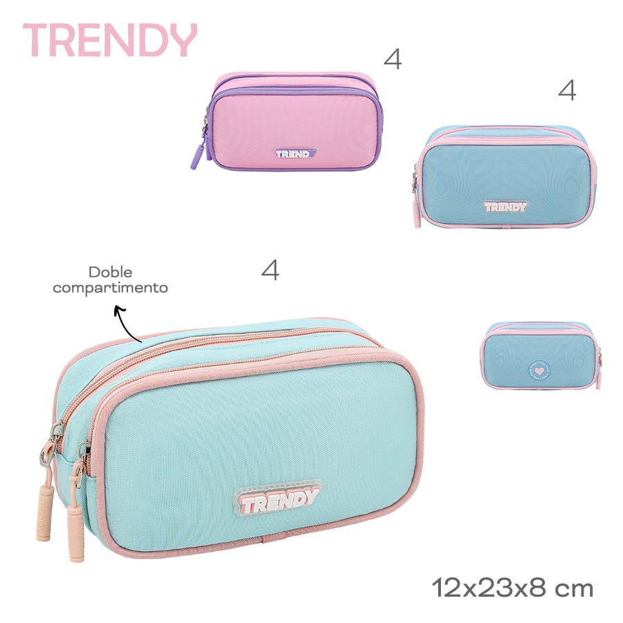 Cartuchera Trendy Varios Colores 19249