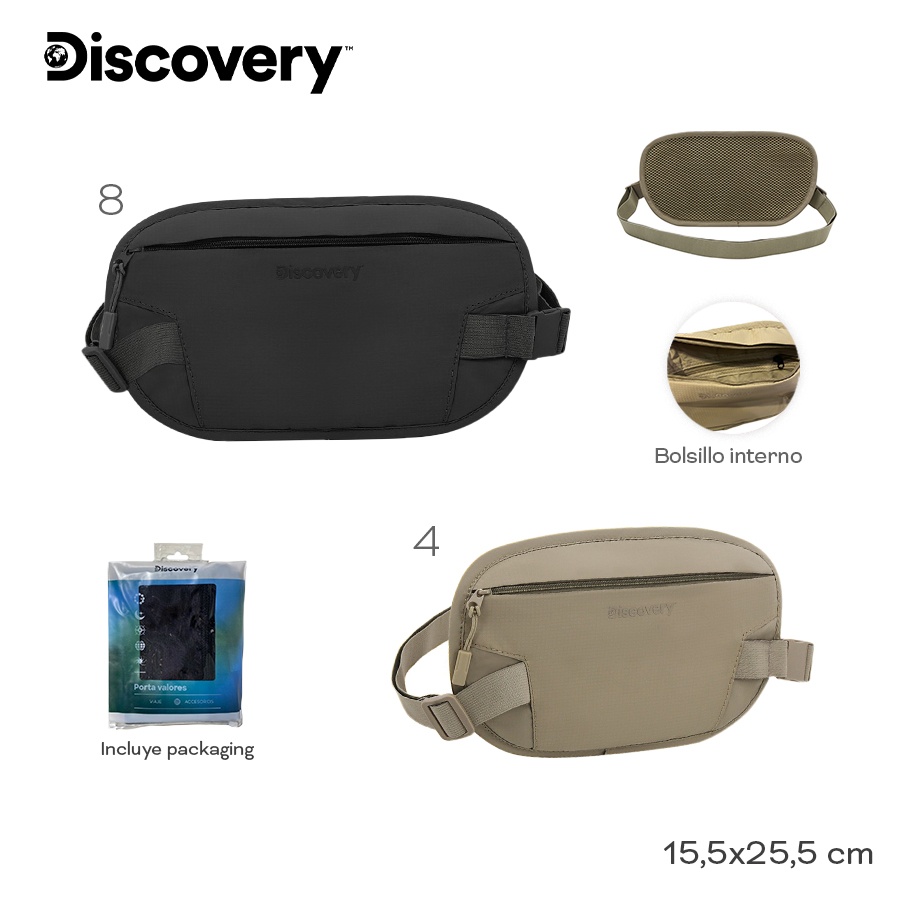 Porta Valores Discovery Negro 19640