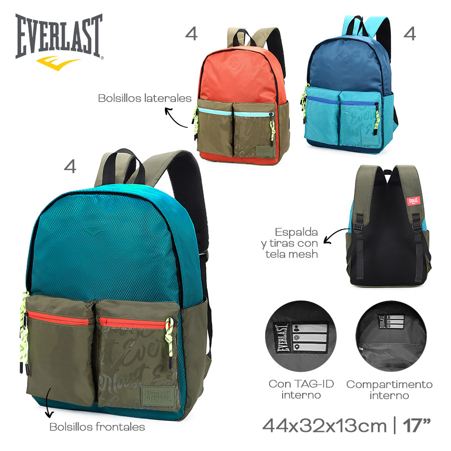 Mochila Everlast Naranja 21944