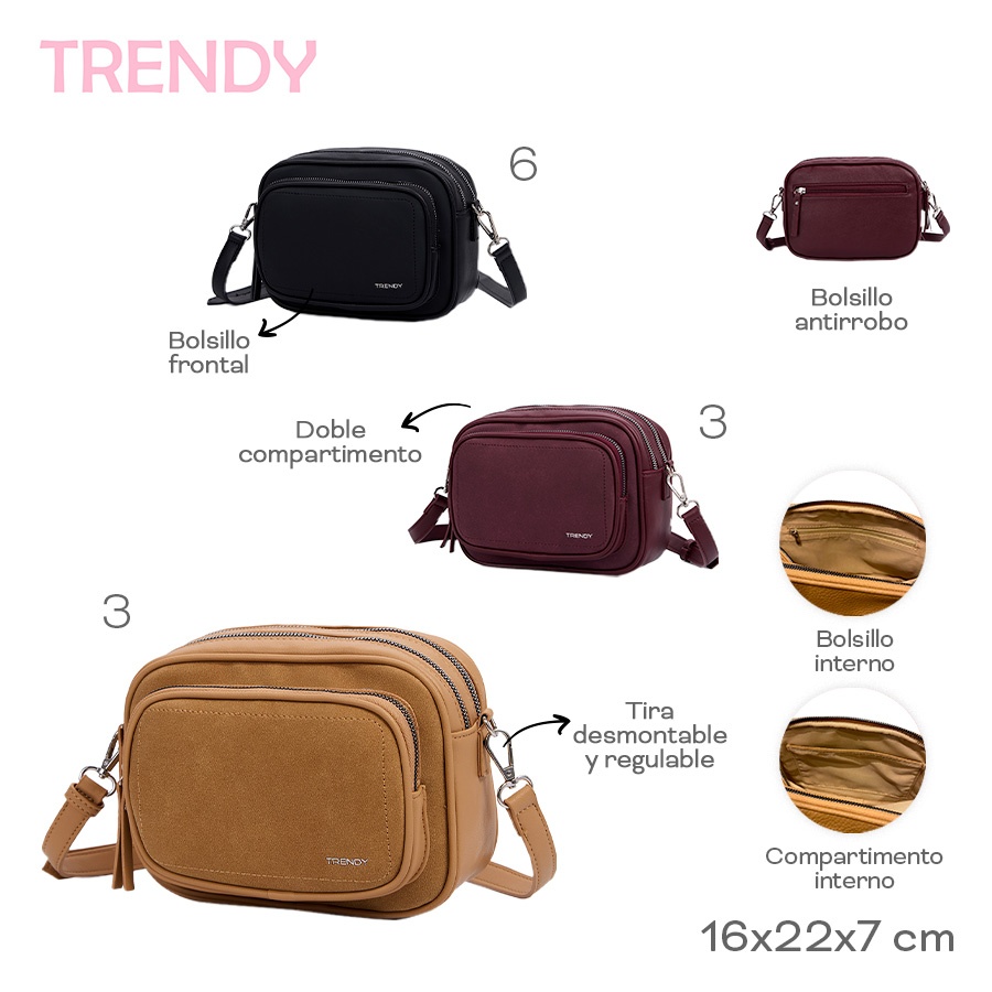 MORRAL TRENDY Varios Colores 22567
