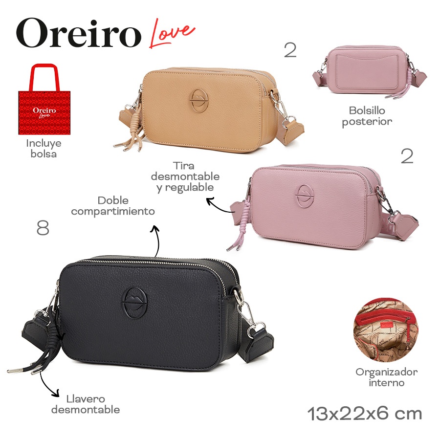 Morral Oreiro Love Negro 22604