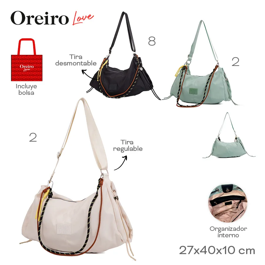 Cartera Oreiro Love Varios Colores 22631