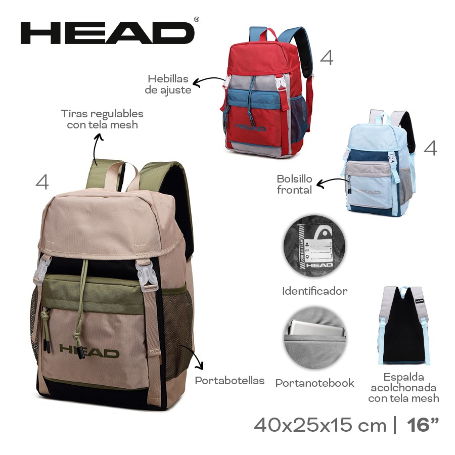 Mochila Head Varios Colores 22683