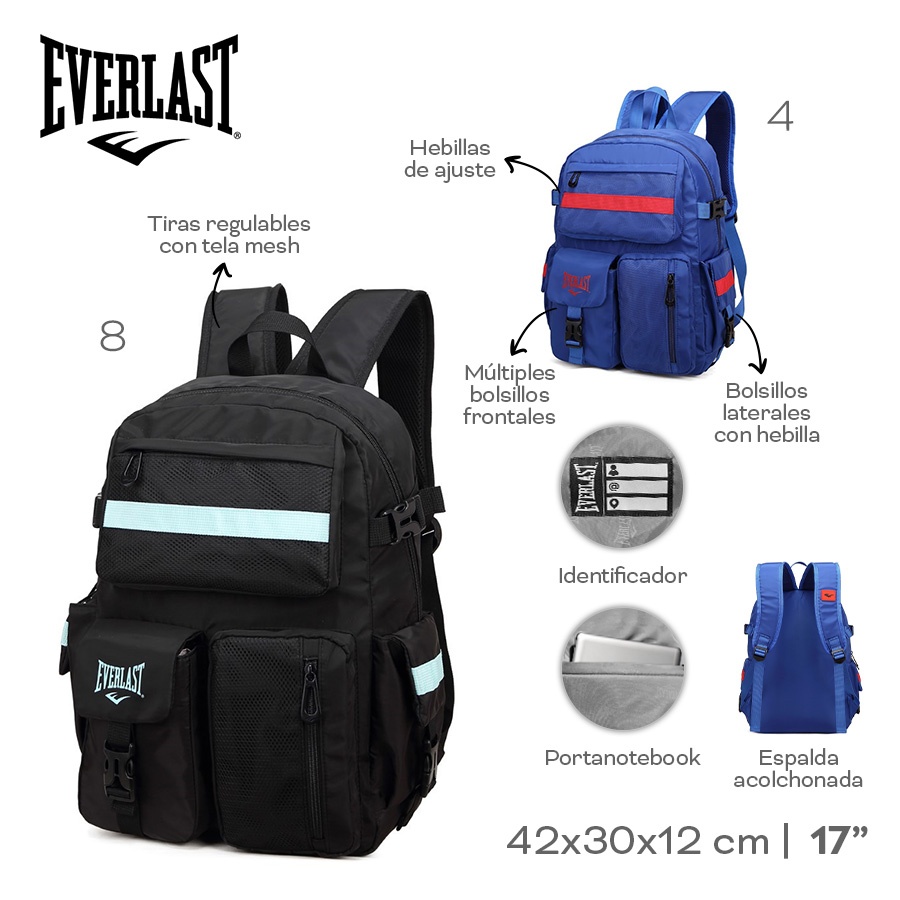 Mochila Everlast Azul 22691