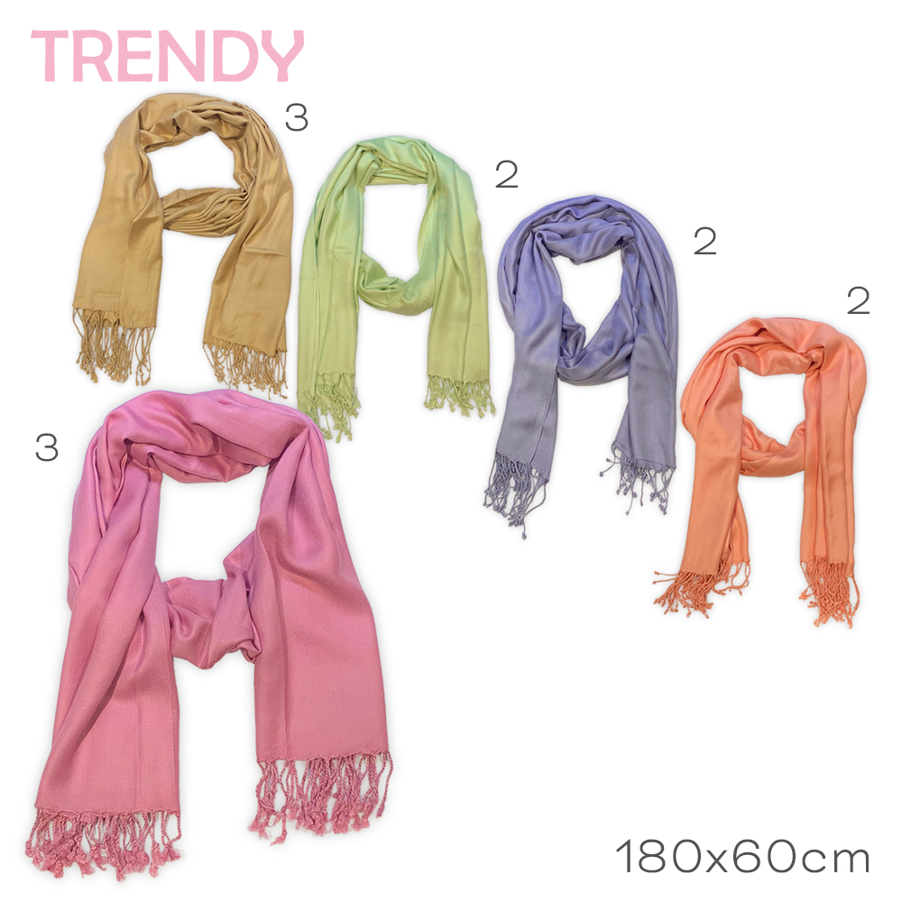 Pashmina India Trendy Varios Colores 27302