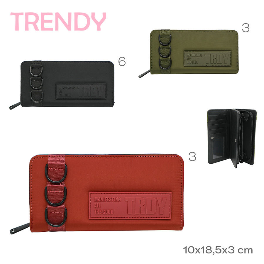 Billetera Trendy Negro 28334