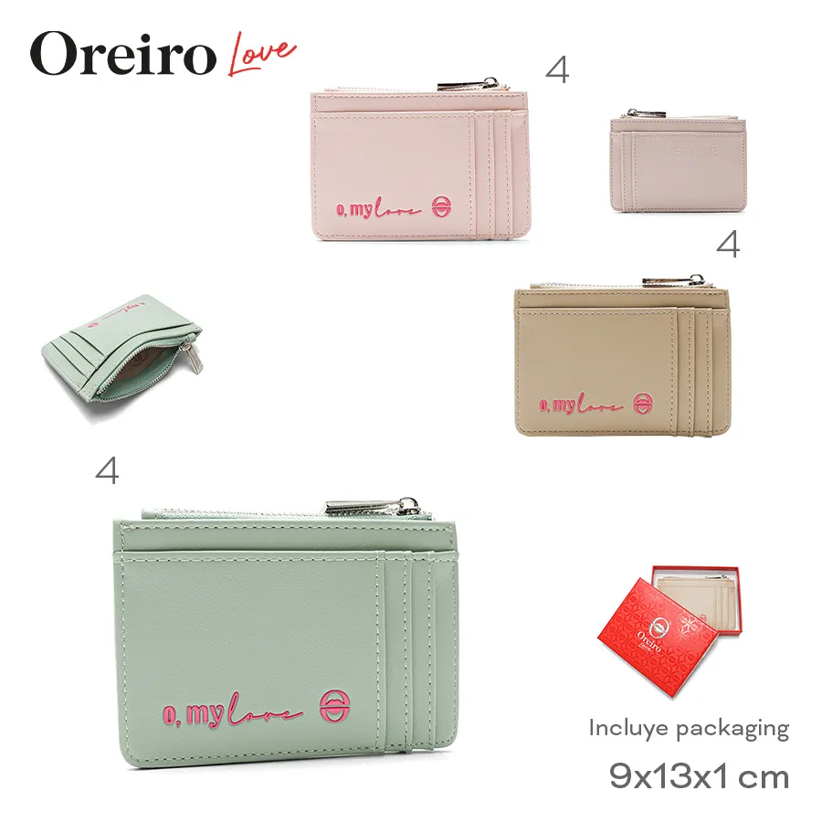Tarjetero Oreiro Love Varios Colores 28603