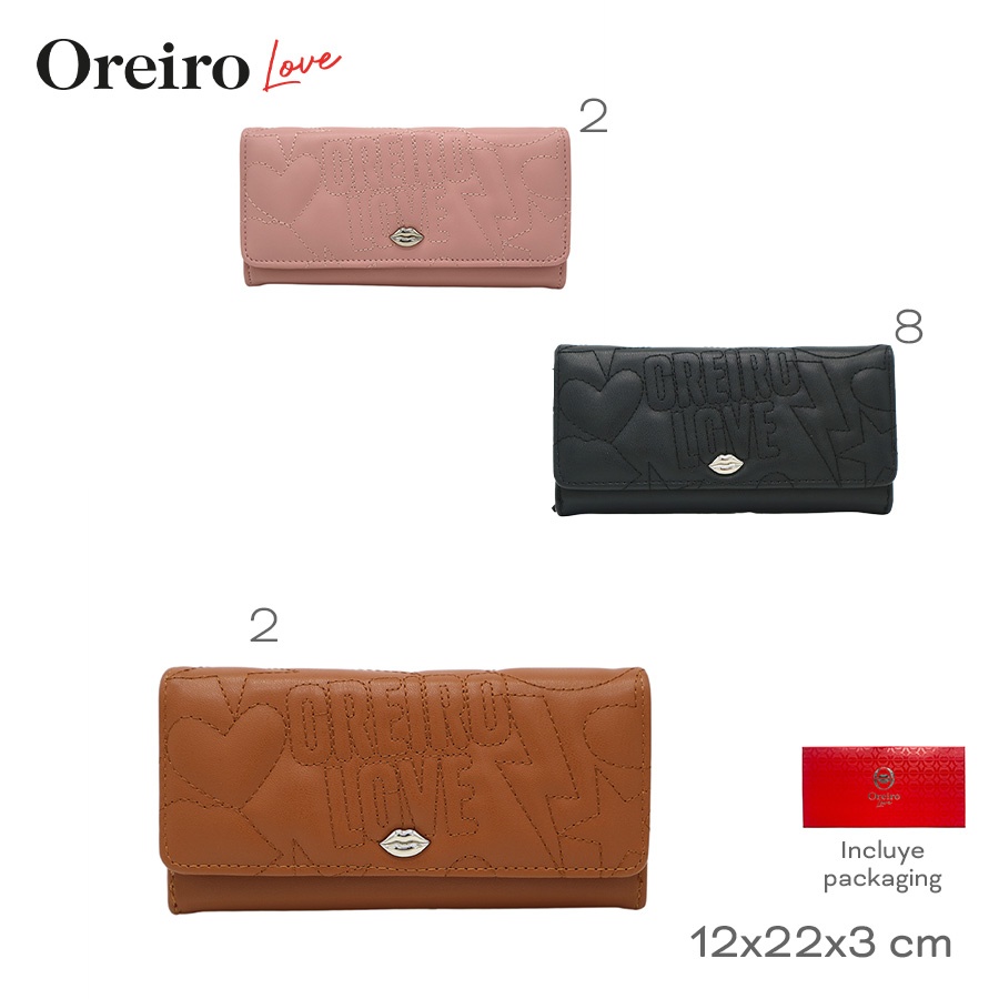 Billetera Oreiro Love Varios Colores 28621