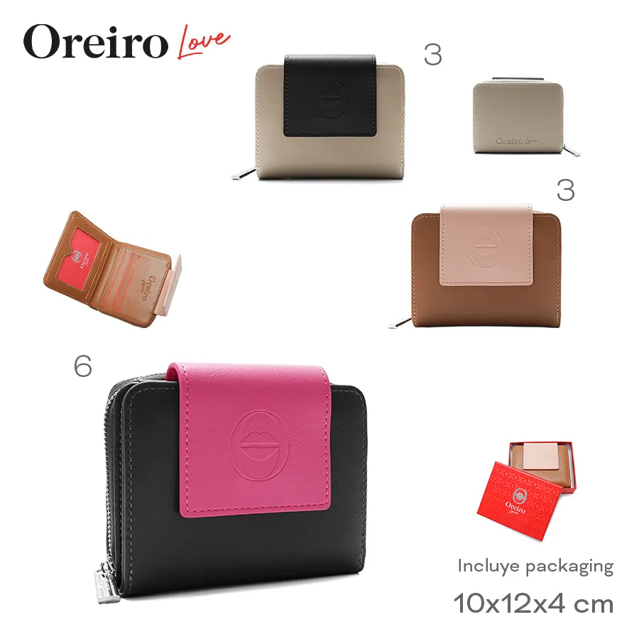 Billetera Oreiro Love Varios Colores 28740