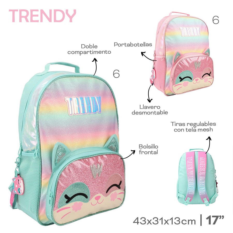 Mochila Trendy Varios Colores 28750
