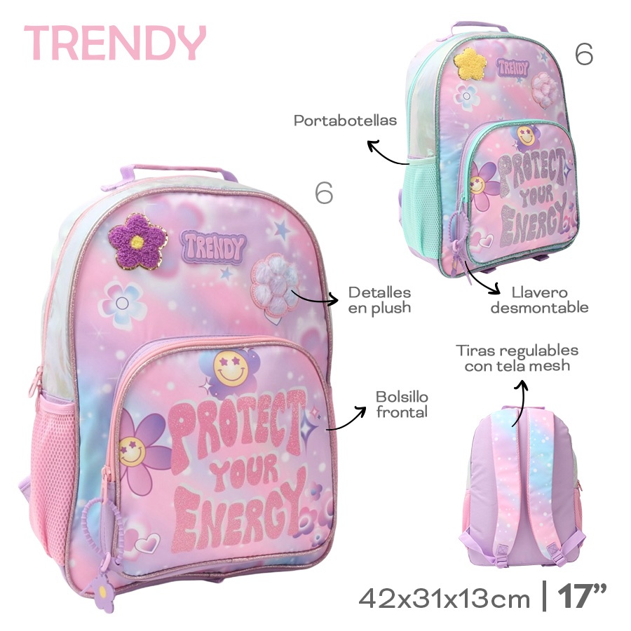 Mochila Trendy Varios Colores 28762