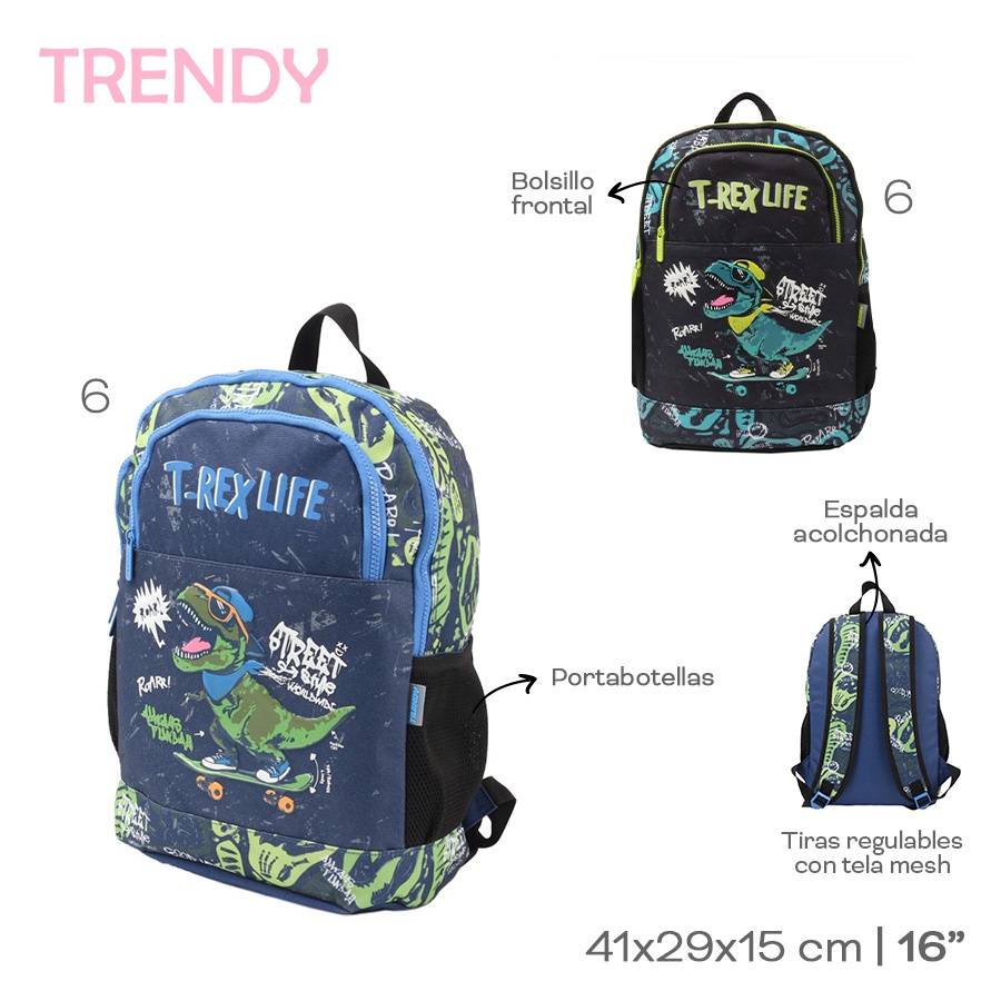Mochila Trendy Azul 28781