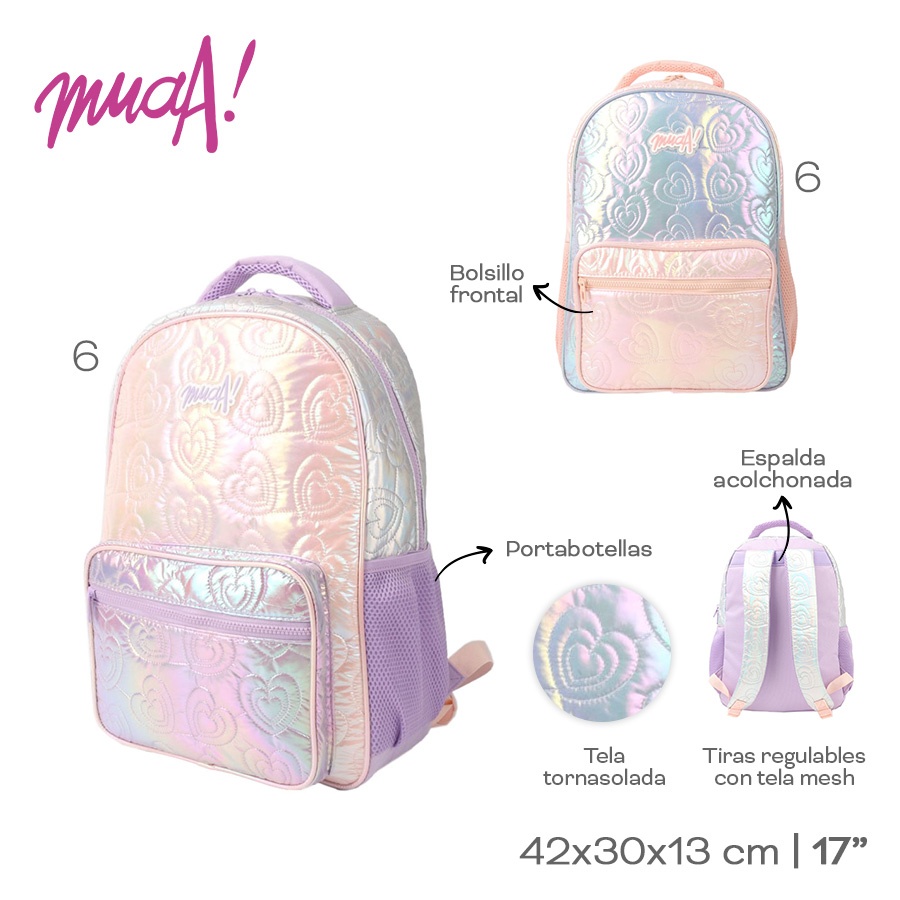 Mochila Muaa Varios Colores 28791