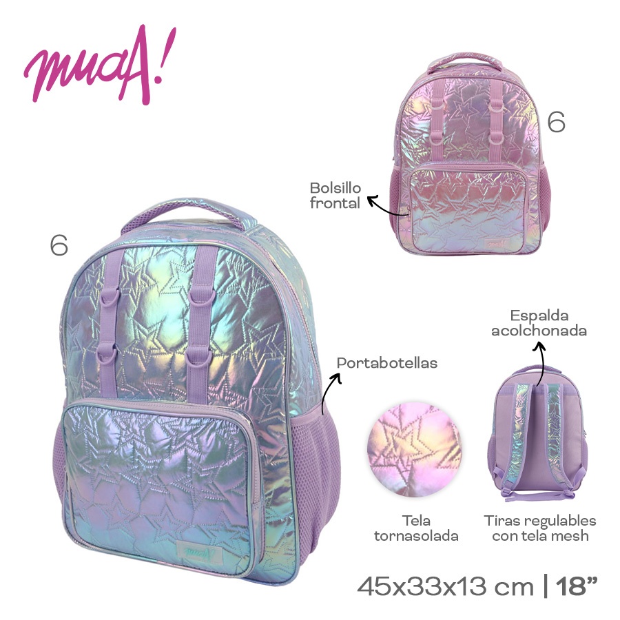 Mochila Muaa Varios Colores 28797