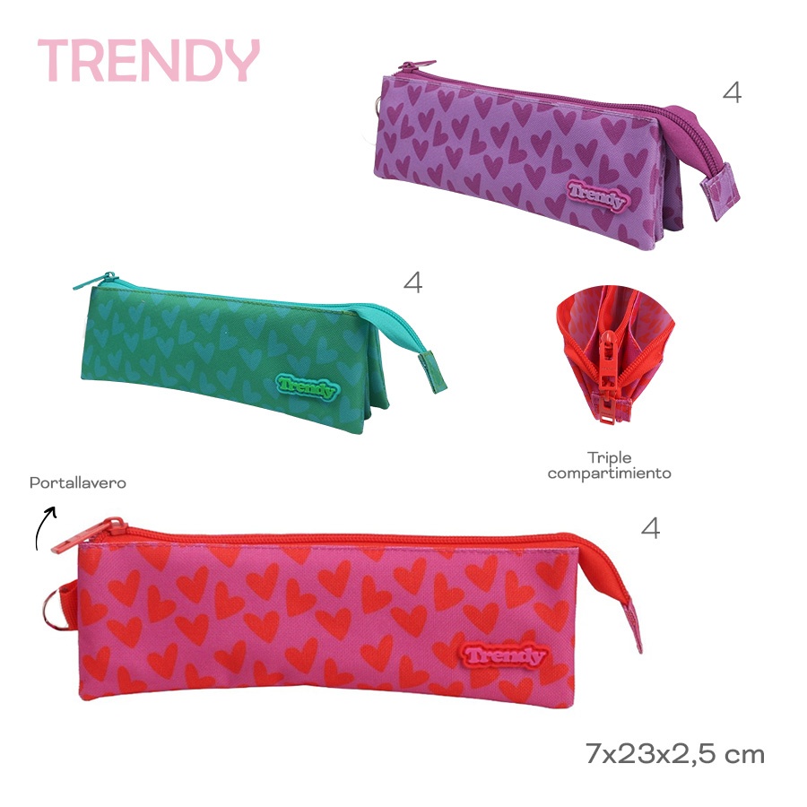 Cartuchera Trendy Varios Colores 28819