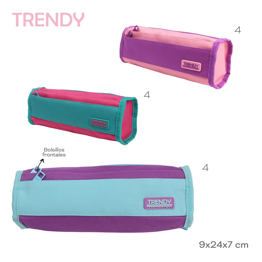 Cartuchera Trendy Varios Colores 28823