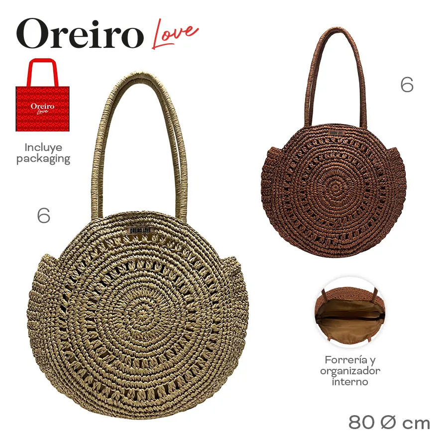 Beach Bag Oreiro Love Varios Colores 28874