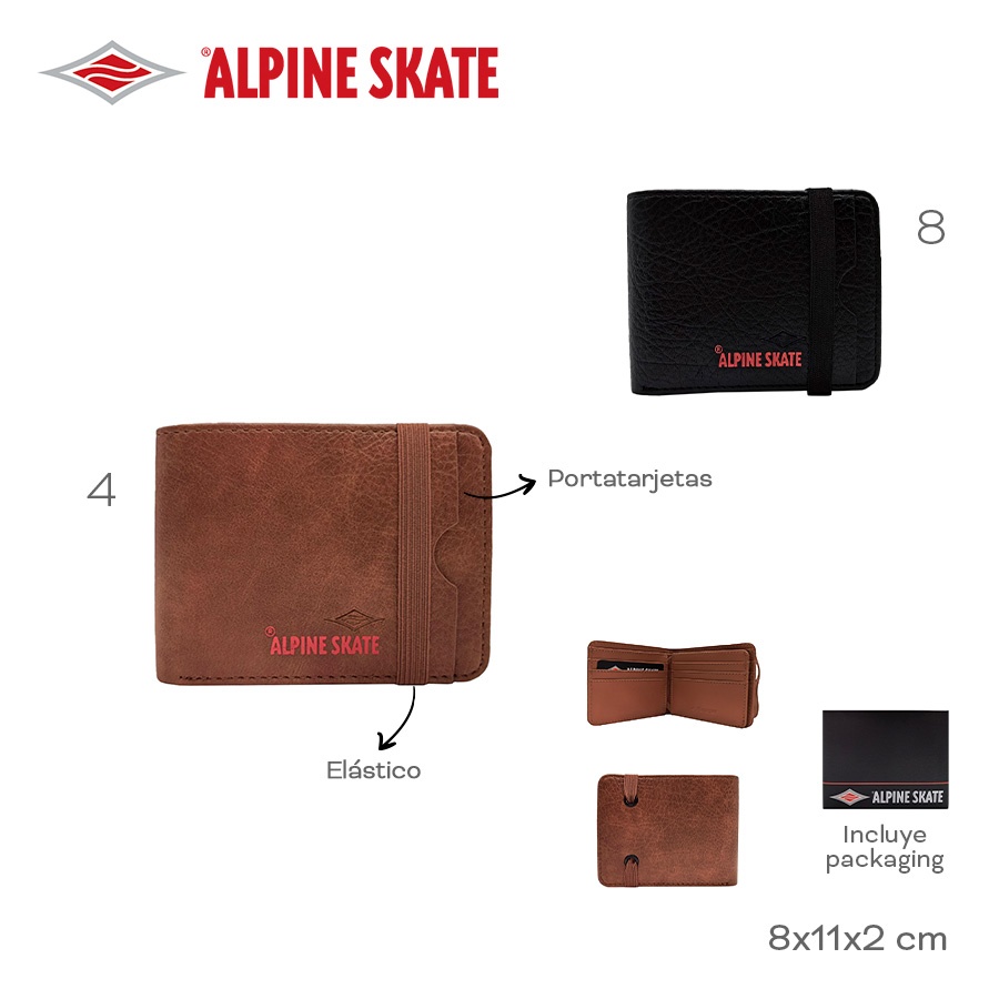 Billetera Alpine Skate Negro 28923B