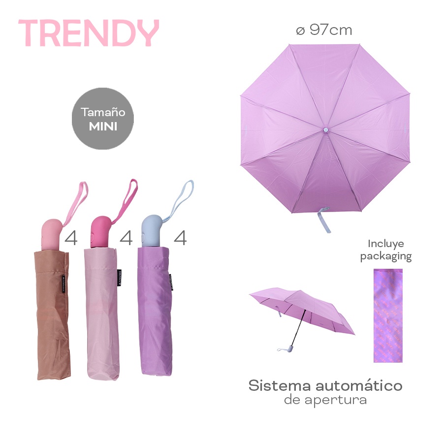 Paraguas Trendy Varios Colores 29014