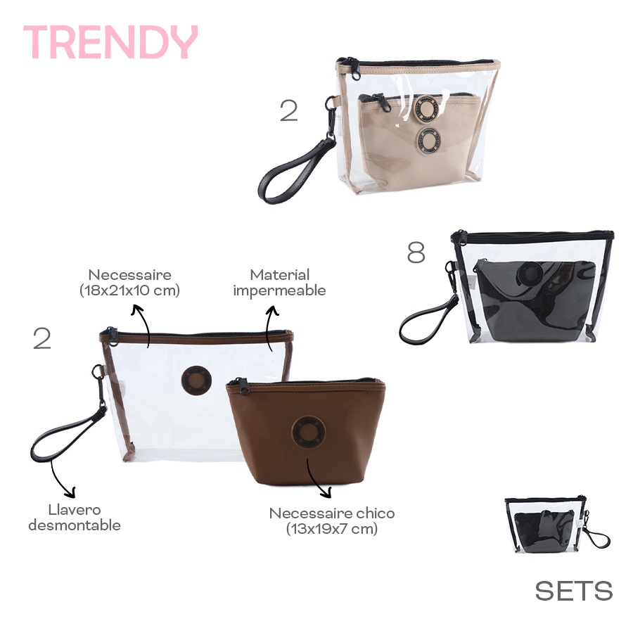 Portacosmetico Trendy Varios Colores 29339