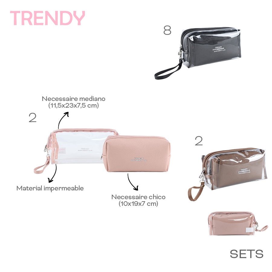 Portacosmetico Trendy Varios Colores 29341
